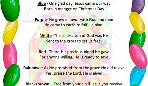He Is Alive As He Said - Resurrection Easter Lesson Jelly Bean Poem