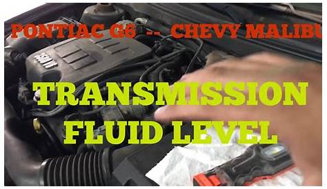2004 Chevy Malibu Transmission Fluid Type