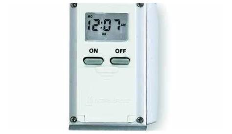 Intermatic Digital Timer, 7-Day, SPST, 120 V, White EI500WC | Zoro