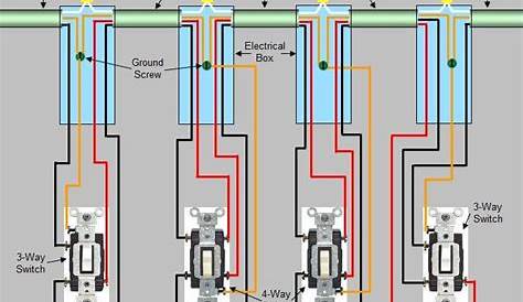 4 way light switch wiring schematic