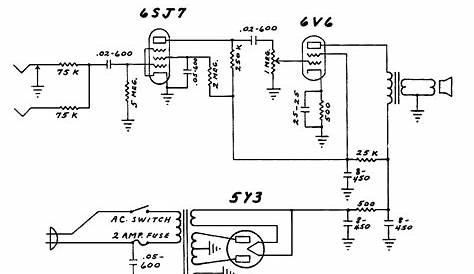 guitar tube amplifier circuit diagram