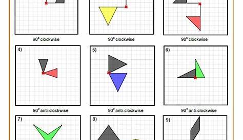 transformation of shapes worksheet