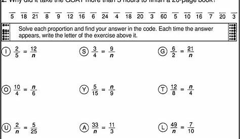 math worksheet and answers
