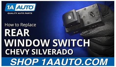 How to Replace Rear Window Switch 14-19 Chevy Silverado - YouTube