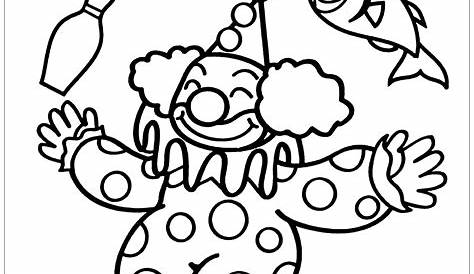Circus coloring pages for kids - Circus Kids Coloring Pages