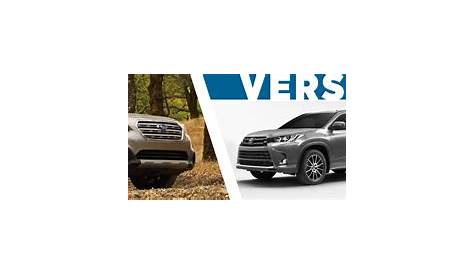 2017 Outback VS. Highlander | Subaru VS. Toyota Comparison | Seattle, WA