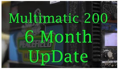 Miller Multimatic 200 6 Month Update - YouTube