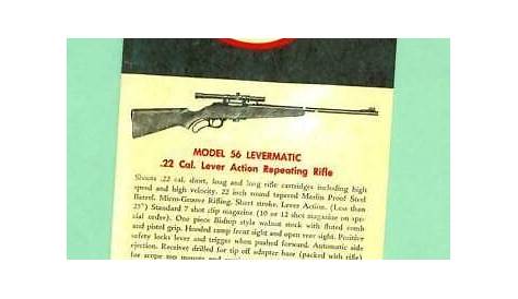 Marlin Model 56 Levermatic Owners Manual Reproduction | eBay