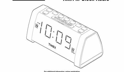 Timex T235Y Jumbo Display Clock Radio User Manual
