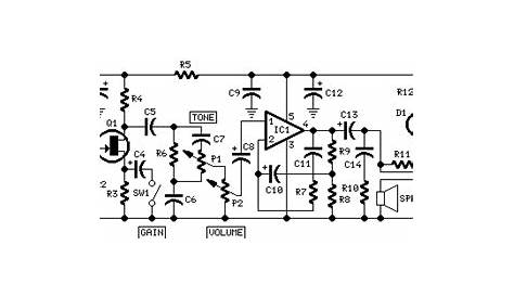 guitar amplifier schematic diagram