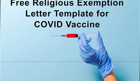 Free Religious Exemption Letter Template For Covid Vaccine | Brittany