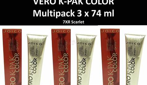 Joico - Vero K-PAK Color - 7XR Scarlet Permanente Creme Haar Farbe