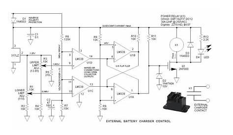 charge controller schematic diagram