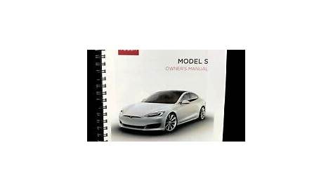 Tesla Model S Owners Manual Version 2019 Instructional Guide COLOR
