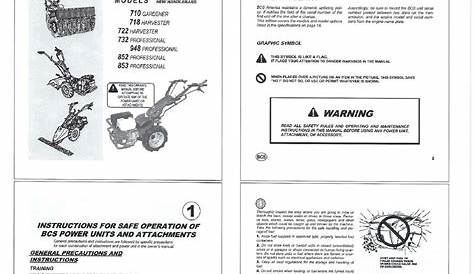 bcs 204 and 205 owner's manual