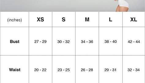 womens underwear sizing chart