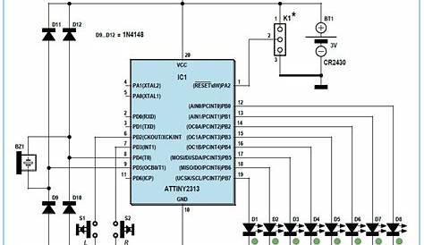LED Chase Schematic Circuit Diagram