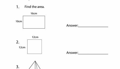 Geometry Review Worksheet - Free Printable Educational Worksheet