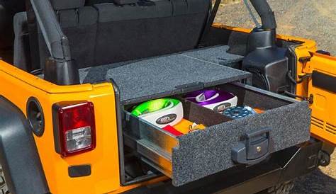 Jeep Wrangler Rear Storage Drawers