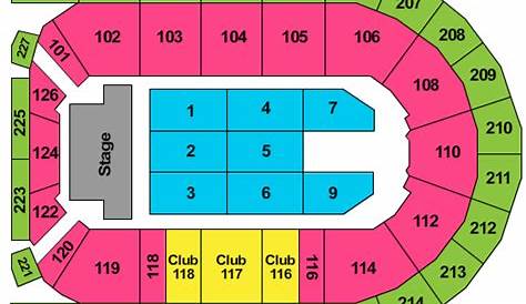 Mohegan Sun Arena Wilkes Barre Concert Seating Chart - Bios Pics