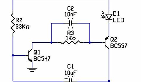 230v led flasher circuit diagram