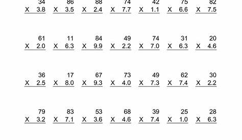 multiplication worksheets by 6