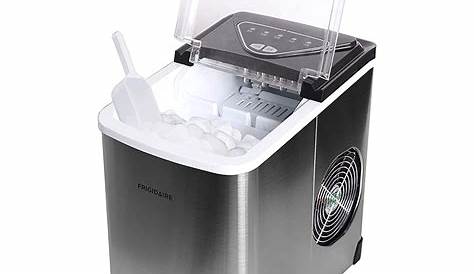 Frigidaire Stainless-Steel Bullet-Shaped Ice Maker 26-lb. Capacity