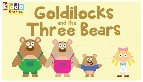 goldilocks and the three bears story with pictures printable