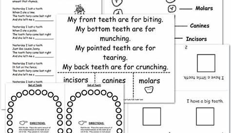 Tooth Activities for Children’s Dental Health Month – Lesson Plans