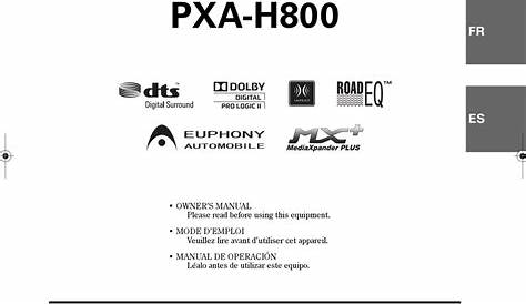 alpine pxa h510 owner's manual
