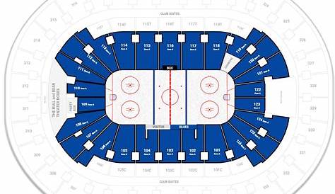 enterprise center seating chart with rows and seat numbers