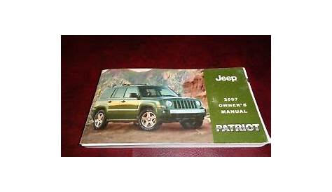 2007 07 JEEP PATRIOT SUV OWNERS MANUAL BOOK GUIDE ALL MODELS | eBay