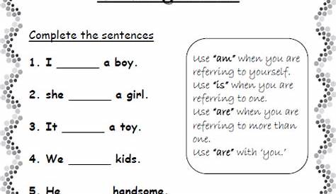 Worksheet on Linking Verbs Download - Your Home Teacher