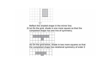 REFLECTIONS, ROTATIONS AND SYMMETRY WORKSHEET | Teaching Resources