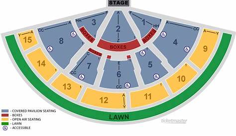 xfinity center mansfield ma seating chart with seat numbers