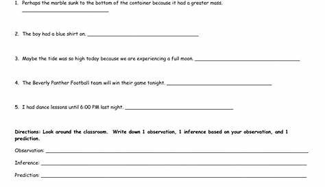 Printable Inference Worksheets 6th Grade – Askworksheet