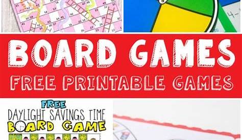 Fun and Free Printable Board Games - itsybitsyfun.com