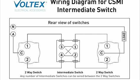 Wiring Diagram For 2-Way And Intermediate Switching Between 2 - Luis Top
