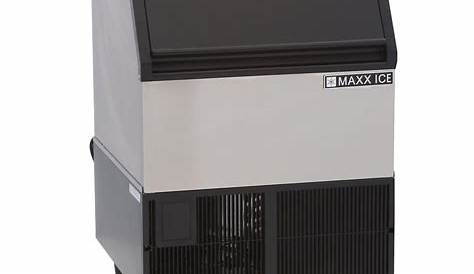 Maxx Ice 250 lb. Freestanding Icemaker in Stainless Steel-MIM250 - The Home Depot