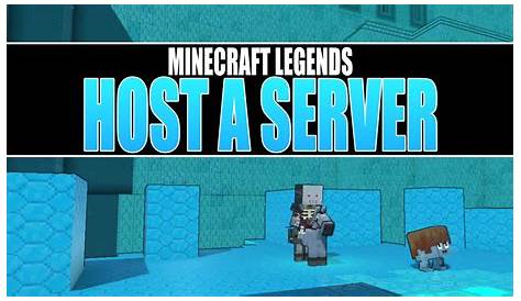 How To Host A Minecraft Legends Server - YouTube