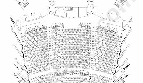 Seating Chart Symphony Hall - Phoenix printable pdf download