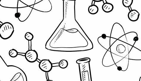 mad science coloring page