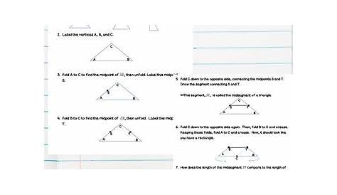 Triangle Midsegment Theorem Activity by BuyNomials | TpT