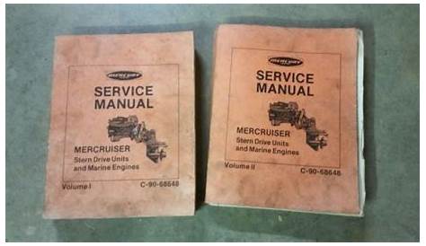 mercury marine service manuals