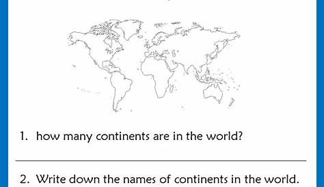 world-continents-worksheet - Your Home Teacher