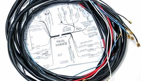 1962-1967 Type 3 (ALL Models) Wiring Works MAIN Wire Harness Kit - USA