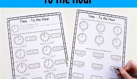 Time to the Hour Worksheet - Mrs. Strawberry - Time Lesson Resource