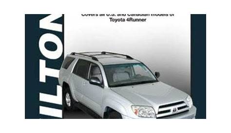 [PDF] Toyota 4Runner 2003 2009 Chiltons Total Car Care Repair Manuals