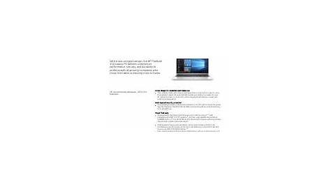 HP ProBook 450 G8 Notebook PC User Manual.pdf - Datasheet HP ProBook