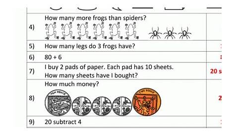 activities for 7 year old printables learning printable - maths for 7